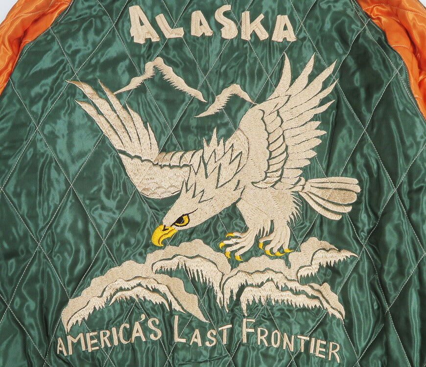 テーラー東洋 テイラー東洋 Tailor Toyo キルト サテン スカジャン MOOSE × ALASKAN EAGLE ジャケット 両面アセテート 中綿入り TT15973-119 【2026年秋冬新作】