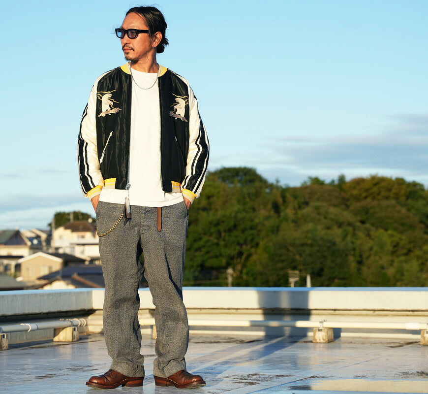 テーラー東洋 テイラー東洋 Tailor Toyo キルト サテン スカジャン MOOSE × ALASKAN EAGLE ジャケット 両面アセテート 中綿入り TT15973-119 【2026年秋冬新作】