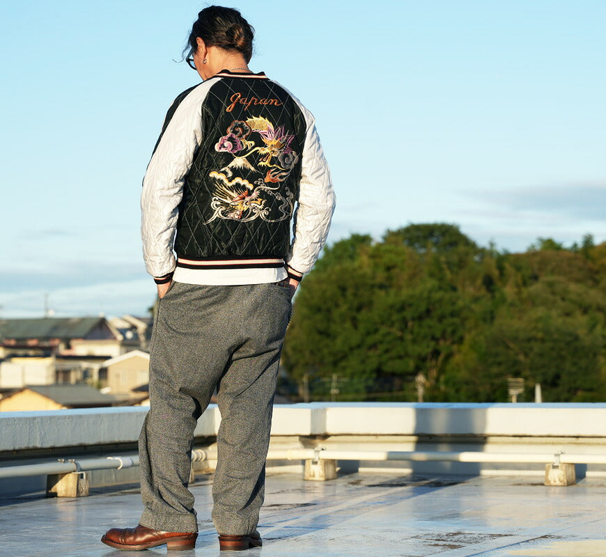 テーラー東洋 テイラー東洋 Tailor Toyo キルト サテン スカジャン WHITE TIGER × DUELLING DRAGONS ジャケット 両面アセテート 中綿入り TT15973-219 【2026年秋冬新作】