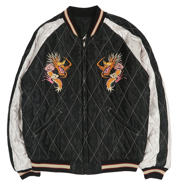テーラー東洋 テイラー東洋 Tailor Toyo キルト サテン スカジャン WHITE TIGER × DUELLING DRAGONS ジャケット 両面アセテート 中綿入り TT15973-219 【2026年秋冬新作】