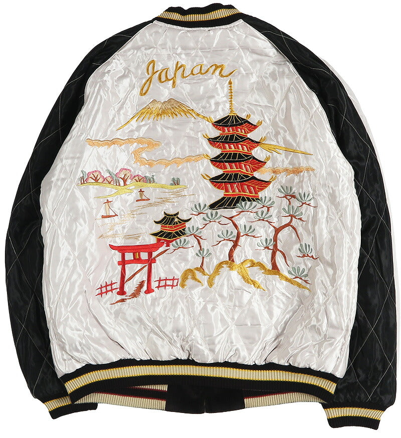 テーラー東洋 テイラー東洋 Tailor Toyo ベロア×キルト サテン スカジャン RED TIGER × LANDSCAPE ジャケット ベルベット 別珍 TT15974-119 【2026年秋冬新作】