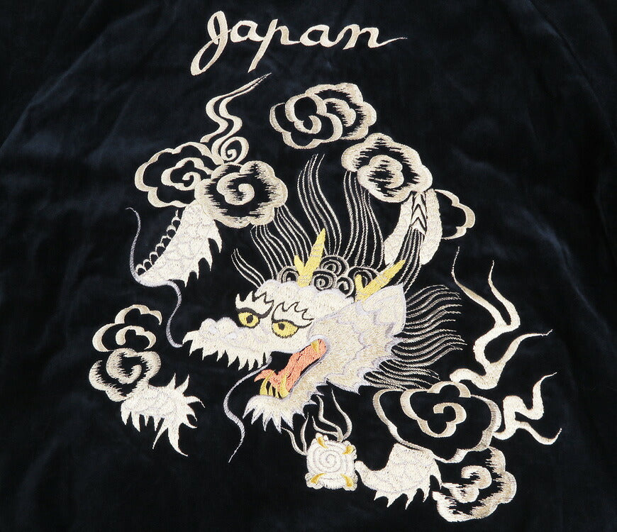 テーラー東洋 テイラー東洋 Tailor Toyo ベロア×キルト サテン スカジャン WHITE DRAGON × JAPAN MAP ジャケット ベルベット 別珍 TT15974-128 【2026年秋冬新作】