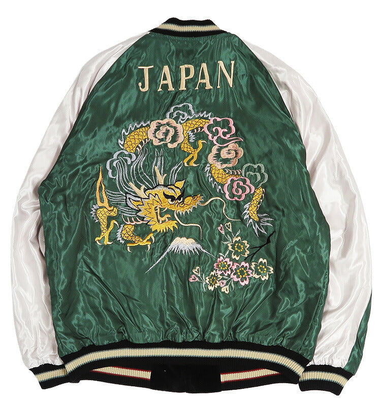 テーラー東洋 テイラー東洋 Tailor Toyo 2TONE ベロア × サテン スカジャン WHITE TIGER × GOLD DRAGON ジャケット TT15975-119 【2026年秋冬新作】