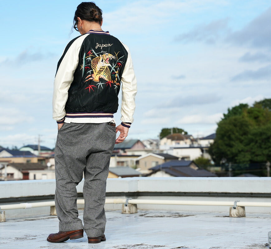 テーラー東洋 テイラー東洋 Tailor Toyo 2TONE ベロア × サテン スカジャン BLUE EAGLE × ROARING TIGER ジャケット TT15975-128 【2026年秋冬新作】