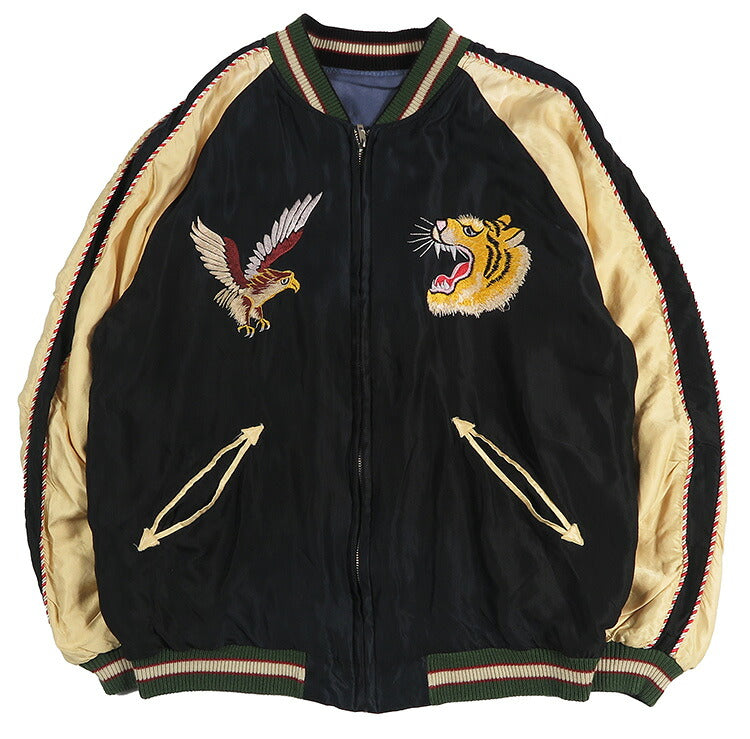 テーラー東洋 テイラー東洋 Tailor Toyo リバーシブル アセテート サテン スカジャン ROARING TIGER × OLD DRAGON エイジングモデル ユーズド加工 刺繍 ジャケット TT15976-119 【2026年秋冬新作】