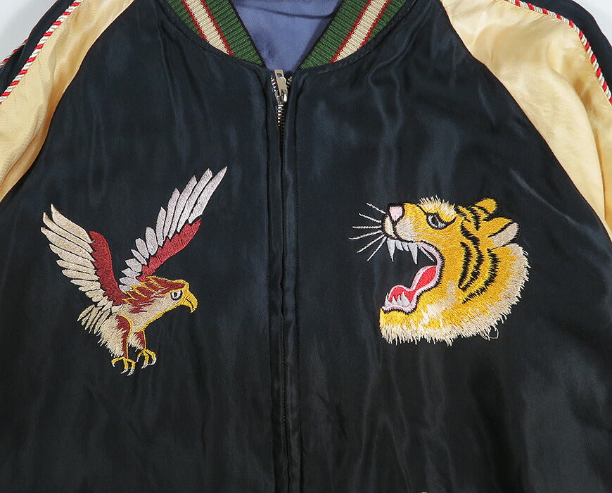 テーラー東洋 テイラー東洋 Tailor Toyo リバーシブル アセテート サテン スカジャン ROARING TIGER × OLD DRAGON エイジングモデル ユーズド加工 刺繍 ジャケット TT15976-119 【2026年秋冬新作】