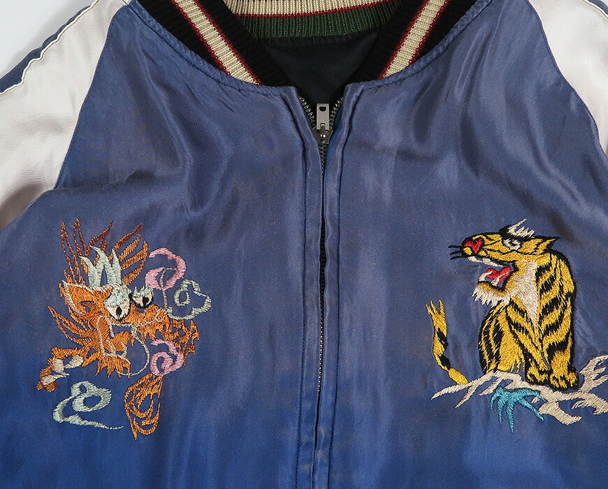 テーラー東洋 テイラー東洋 Tailor Toyo リバーシブル アセテート サテン スカジャン ROARING TIGER × OLD DRAGON エイジングモデル ユーズド加工 刺繍 ジャケット TT15976-119 【2026年秋冬新作】