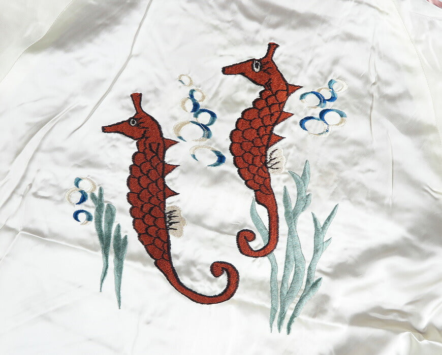 テーラー東洋 テイラー東洋 Tailor Toyo ベロア × サテン スカジャン 港商 SPECIAL EDITION GUAM ISLANDS × SEAHORSE スーベニア スーヴェニア ジャケット ジャンパー TT16010-170 【2026年秋冬新作】