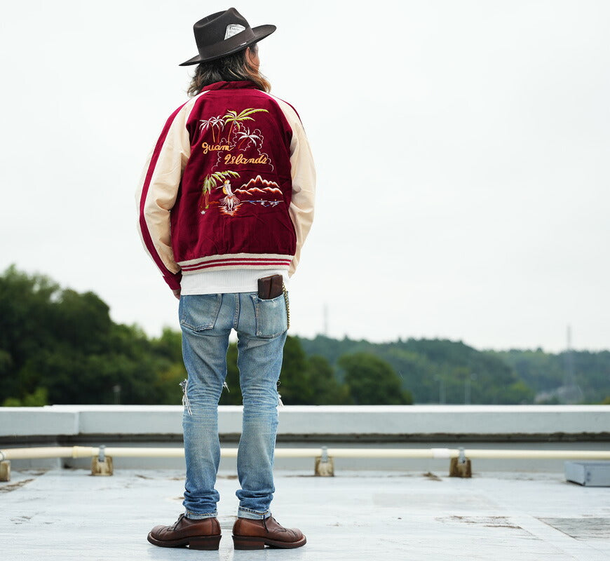 テーラー東洋 テイラー東洋 Tailor Toyo ベロア × サテン スカジャン 港商 SPECIAL EDITION GUAM ISLANDS × SEAHORSE スーベニア スーヴェニア ジャケット ジャンパー TT16010-170 【2026年秋冬新作】