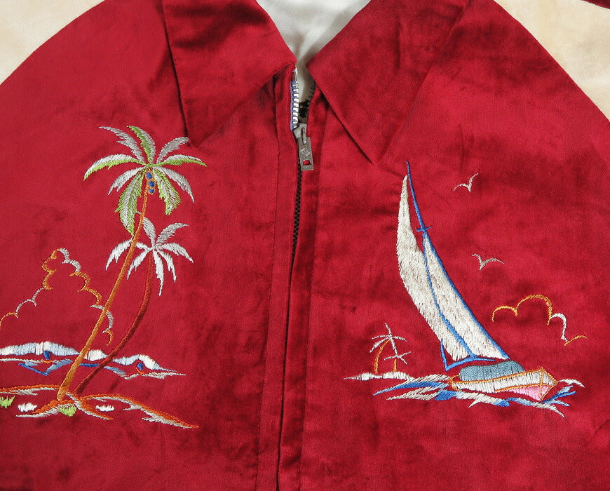 テーラー東洋 テイラー東洋 Tailor Toyo ベロア × サテン スカジャン 港商 SPECIAL EDITION GUAM ISLANDS × SEAHORSE スーベニア スーヴェニア ジャケット ジャンパー TT16010-170 【2026年秋冬新作】