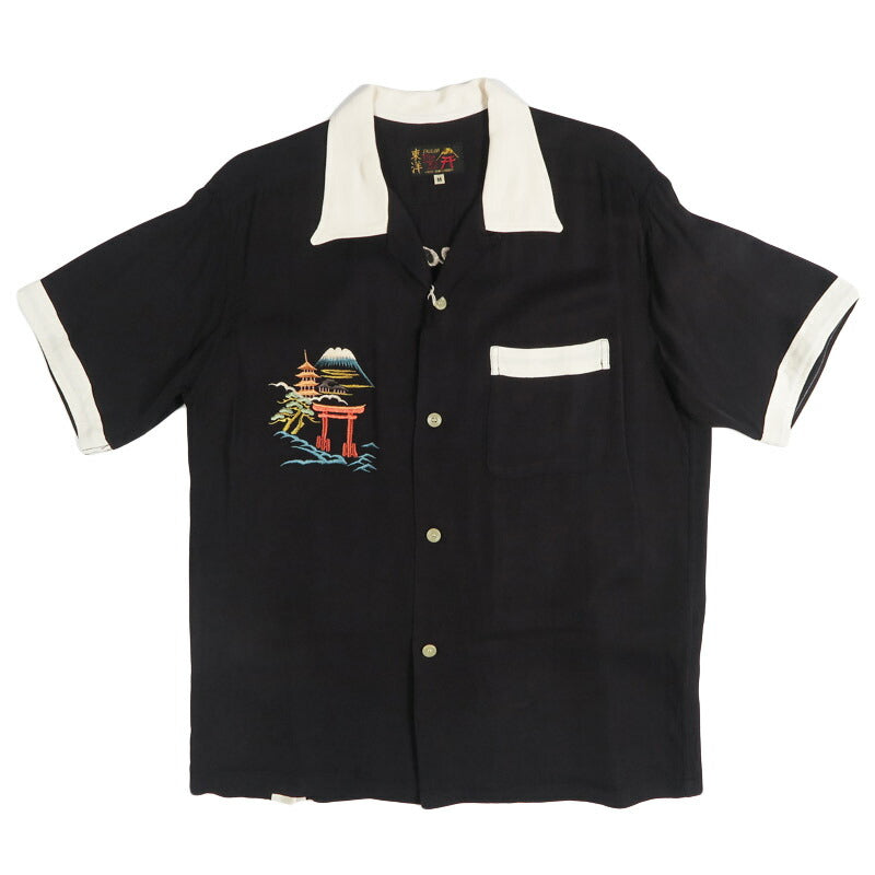 テーラー東洋 Tailor Toyo 半袖 スカ刺繍 ボウリングシャツ SUKA SHIRT "JAPAN MAP" TT39699 【2026年春夏新作】