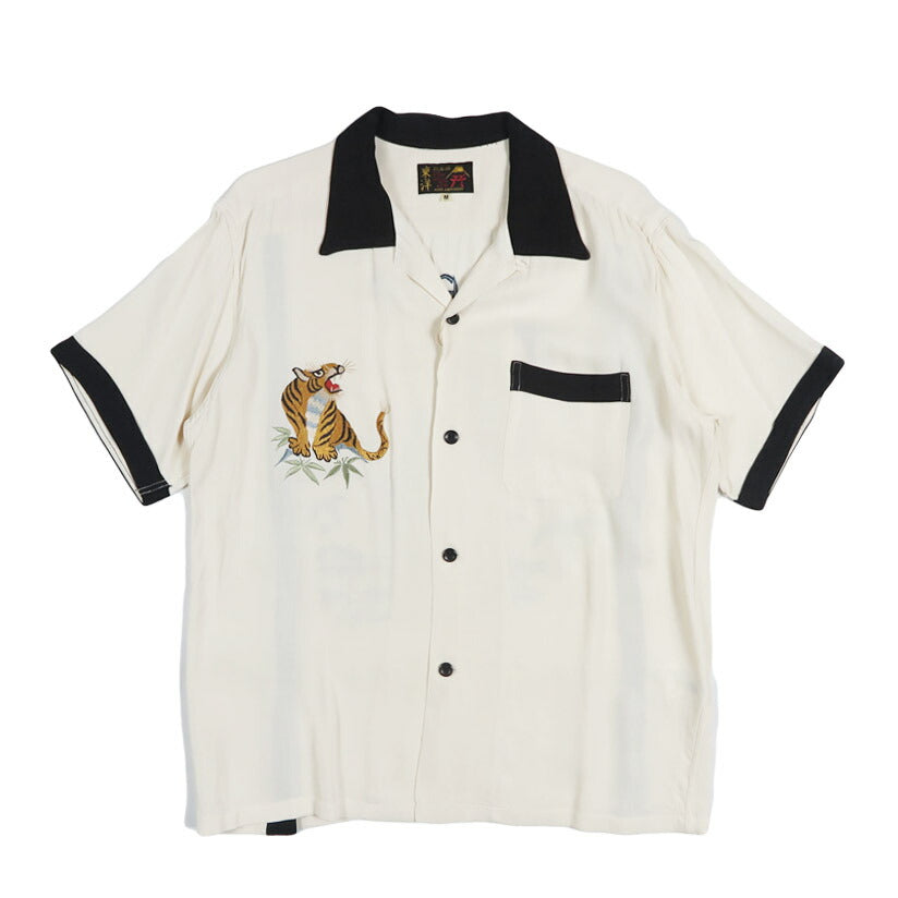 テーラー東洋 Tailor Toyo 半袖 スカ刺繍 ボウリングシャツ SUKA SHIRT