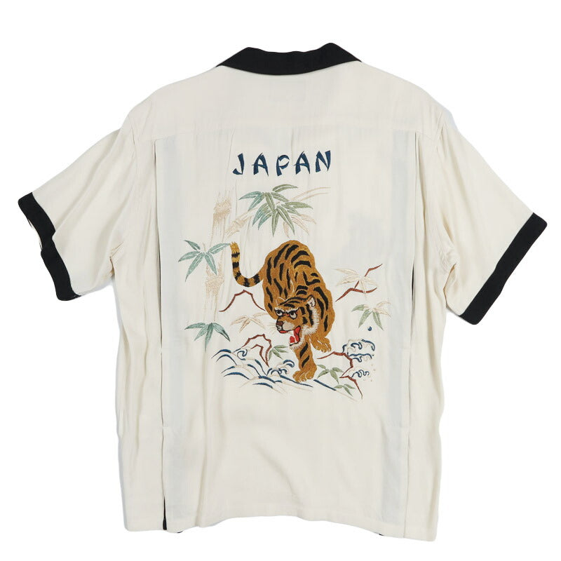 テーラー東洋 Tailor Toyo 半袖 スカ刺繍 ボウリングシャツ SUKA SHIRT