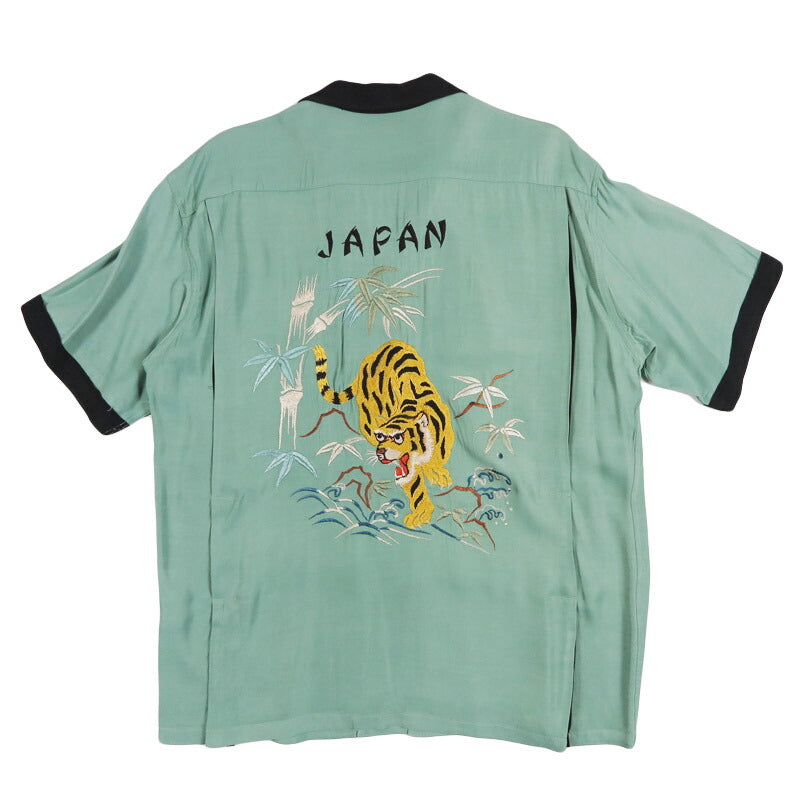 テーラー東洋 Tailor Toyo 半袖 スカ刺繍 ボウリングシャツ SUKA SHIRT