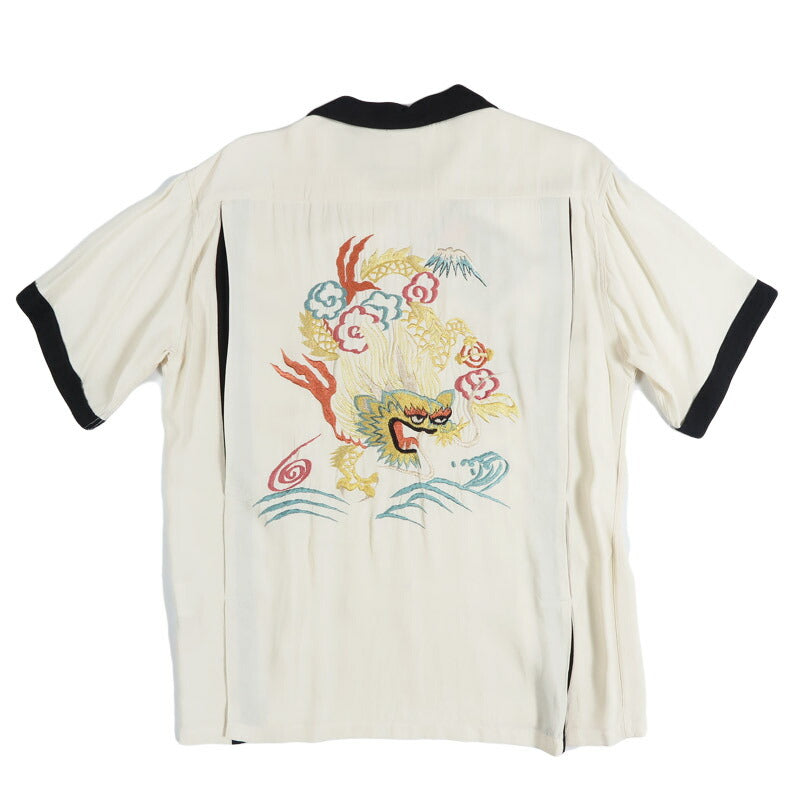 テーラー東洋 Tailor Toyo 半袖 スカ刺繍 ボウリングシャツ SUKA SHIRT