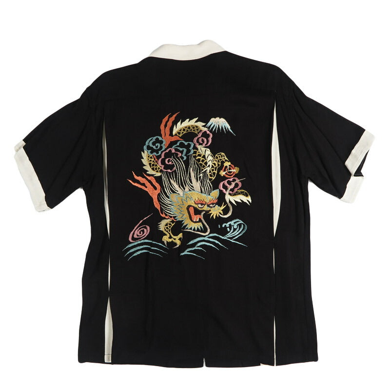 テーラー東洋 Tailor Toyo 半袖 スカ刺繍 ボウリングシャツ SUKA SHIRT