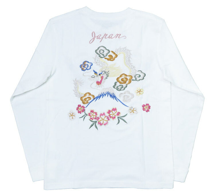 テーラー東洋 Tailor Toyo 長袖 スカ刺繍 Tシャツ LONG SLEEVE SUKA T-SHIRT EMBROIDERED “DRAGON” テイラー東洋 TT69470