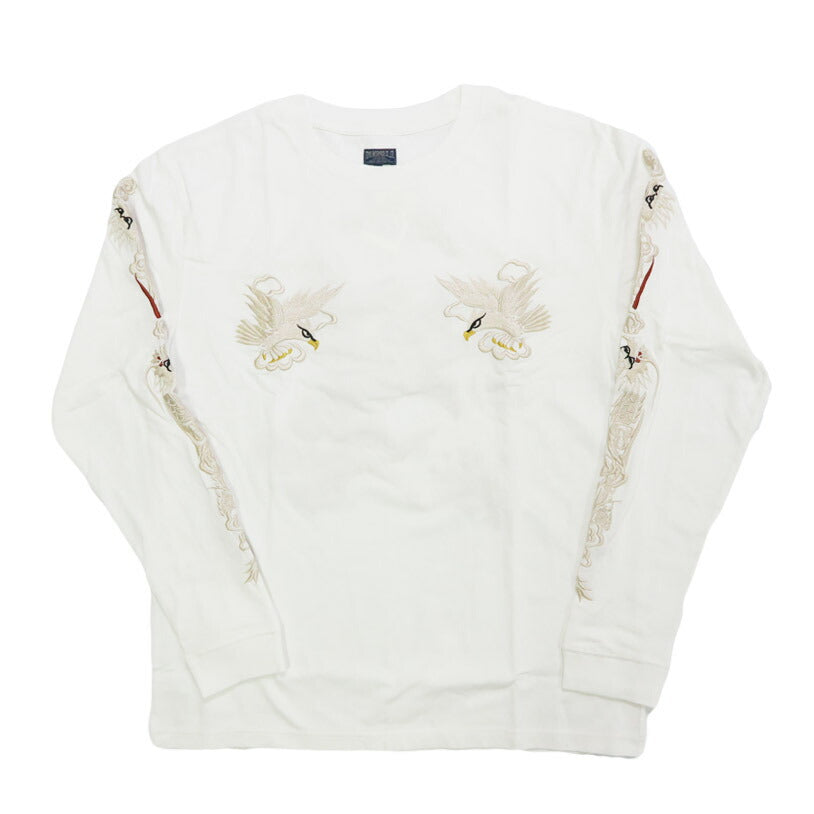 テーラー東洋 Tailor Toyo 長袖 スカ刺繍 Tシャツ LONG SLEEVE SUKA T-SHIRT EMBROIDERED “EAGLE” テイラー東洋 TT69647