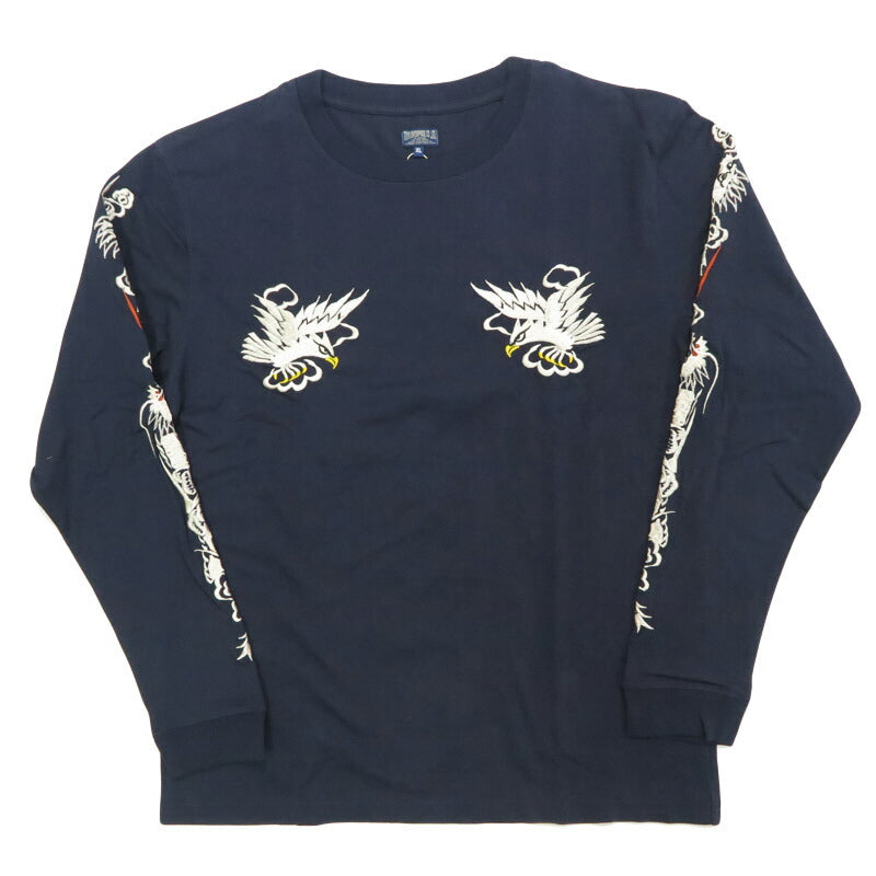 テーラー東洋 Tailor Toyo 長袖 スカ刺繍 Tシャツ LONG SLEEVE SUKA T-SHIRT EMBROIDERED “EAGLE” テイラー東洋 TT69647
