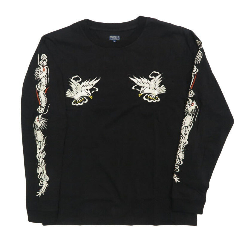 テーラー東洋 Tailor Toyo 長袖 スカ刺繍 Tシャツ LONG SLEEVE SUKA T-SHIRT EMBROIDERED “EAGLE” テイラー東洋 TT69647