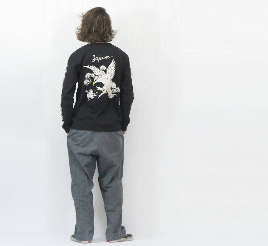 テーラー東洋 Tailor Toyo 長袖 スカ刺繍 Tシャツ LONG SLEEVE SUKA T-SHIRT EMBROIDERED “EAGLE” テイラー東洋 TT69647