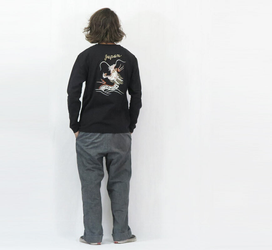 テーラー東洋 Tailor Toyo 長袖 スカ刺繍 Tシャツ LONG SLEEVE SUKA T-SHIRT EMBROIDERED “DRAGON” テイラー東洋 TT69648