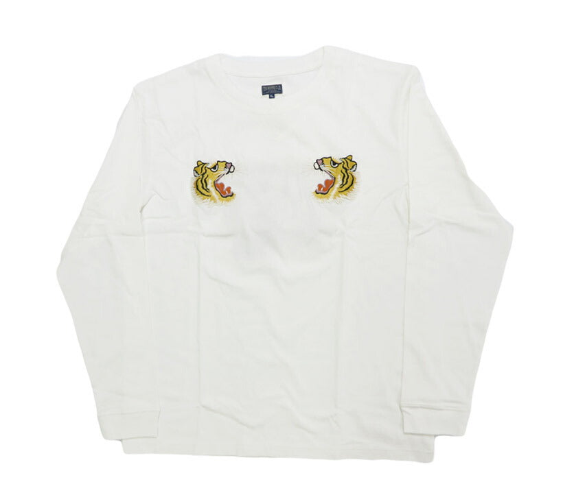 テーラー東洋 Tailor Toyo 長袖 スカ刺繍 Tシャツ LONG SLEEVE SUKA T-SHIRT EMBROIDERED “TIGER” テイラー東洋 TT69649