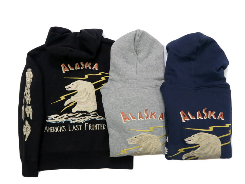 テーラー東洋 Tailor Toyo เสื้อฮู้ดซิปแขนยาวปักลายสกา SUKA ZIP PARKA ปักลาย “ALASKA” テイラー東洋 TT69652