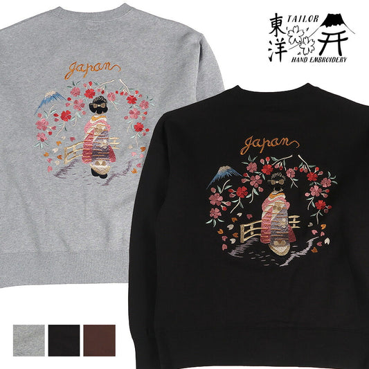 テーラー東洋 Tailor Toyo スカ刺繍 クルーネック スウェット MAIKO テイラー東洋 TT69815 【2026年秋冬新作】
