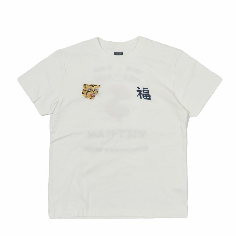 テーラー東洋 Tailor Toyo Kurzarm Suka-Stickerei Vietnam T-Shirt SUKA T-SHIRT EMBROIDERED „VIET-NAM“ TT79745 【2026年春夏新作】