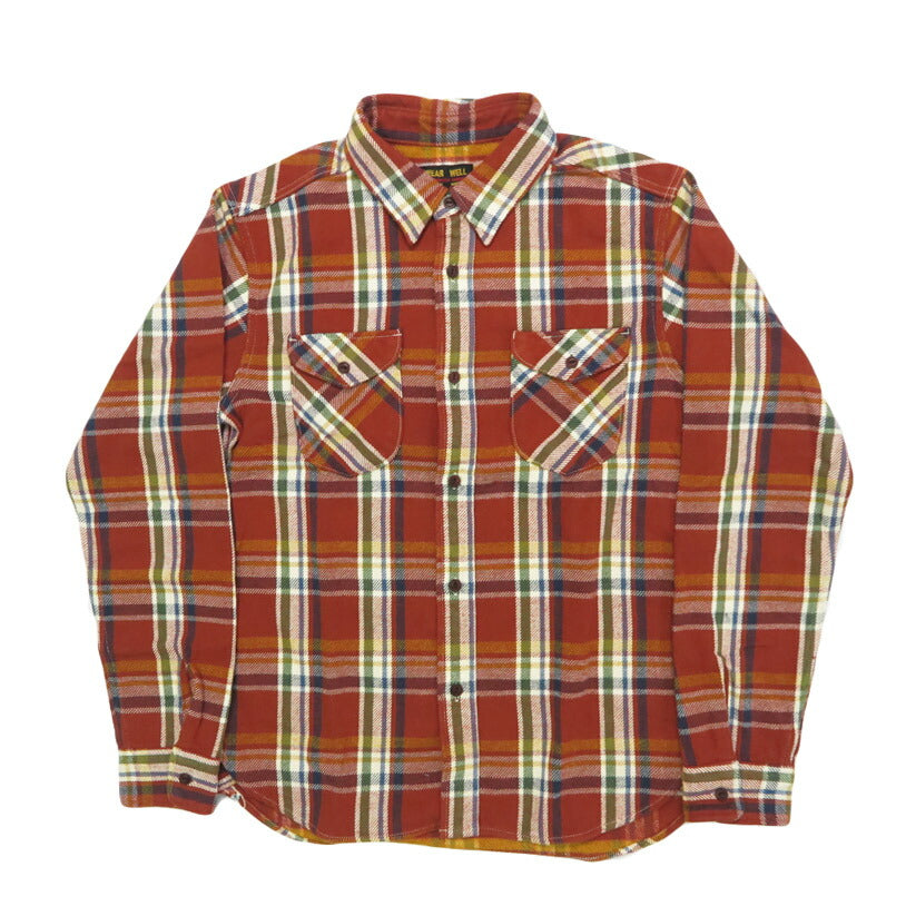 UES UES Karo Vorgedrucktes Schweres Flanellhemd Langarm 502553