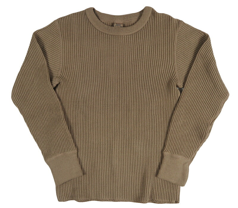 UES ウエス 60BW ビッグワッフル クルーネック サーマル 長袖Tシャツ UES60BW【2026年秋冬新作】