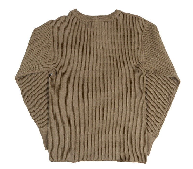 UES ウエス 60BW ビッグワッフル クルーネック サーマル 長袖Tシャツ UES60BW【2026年秋冬新作】