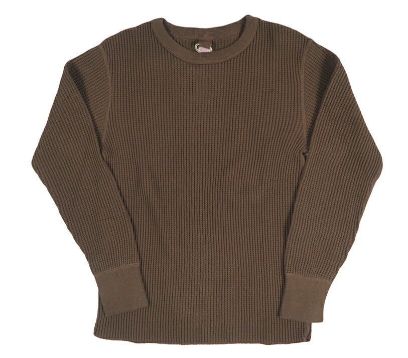 UES ウエス 60BW ビッグワッフル クルーネック サーマル 長袖Tシャツ UES60BW【2026年秋冬新作】