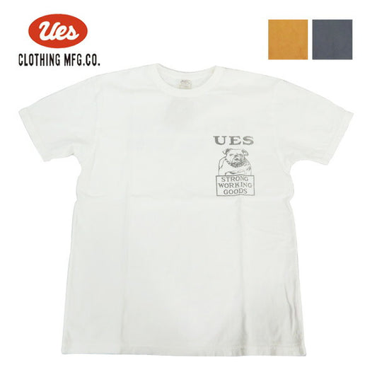 UES ウエス BULLDOG ブルドッグ バインダーネック 半袖 Tシャツ  652502
