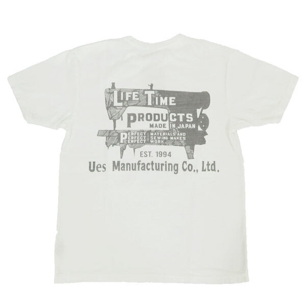 UES ยูอีเอส SEWING MACHINE เสื้อยืดแขนสั้น คอปก บายเนอร์ 652503