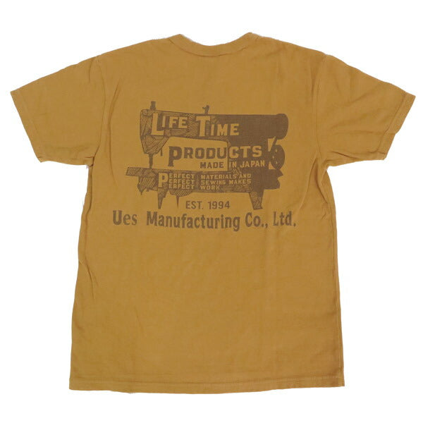 UES ยูอีเอส SEWING MACHINE เสื้อยืดแขนสั้น คอปก บายเนอร์ 652503