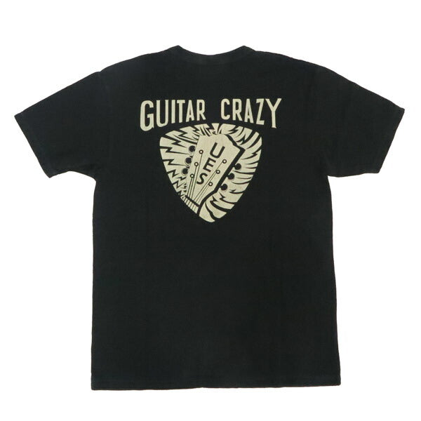 UES ウエス GUITAR CRAZY ギター クレイジー バインダーネック 半袖 Tシャツ  652507