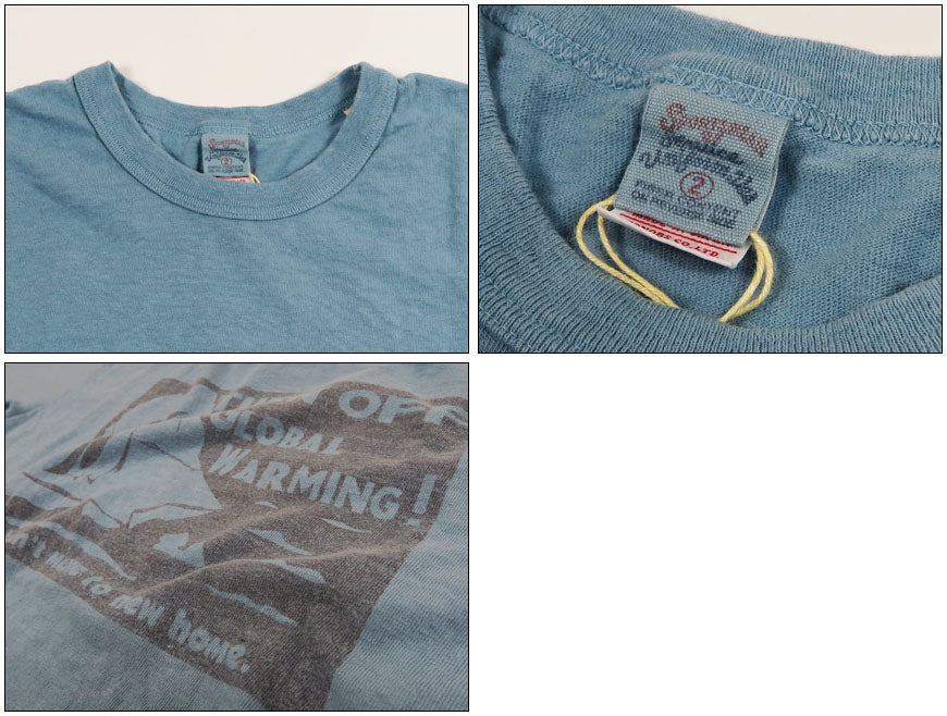 UES ウエス  半袖 Tシャツ バインダーネック
