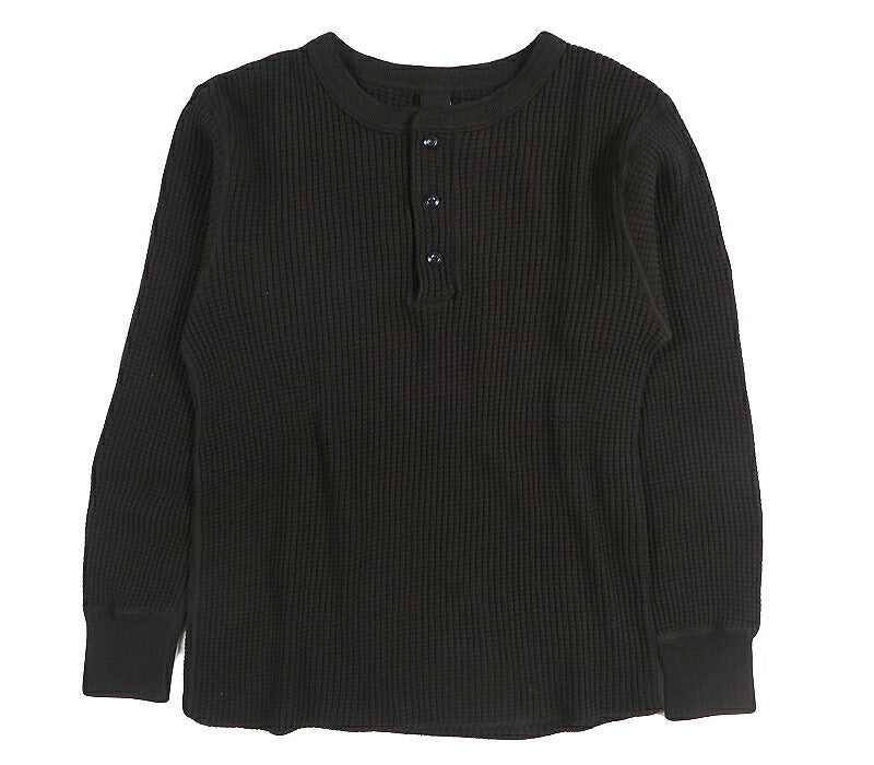 UES ウエス 66BW ビッグワッフル ヘンリーネック サーマル 長袖Tシャツ UES66BW【2026年秋冬新作】