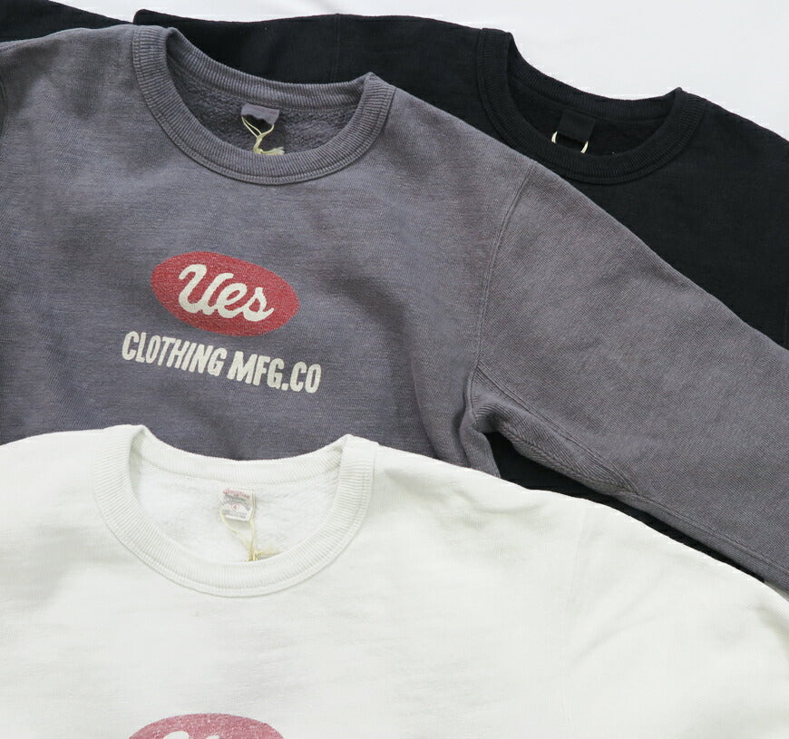 UES ウエス ロゴ クルーネック スウェット 702451