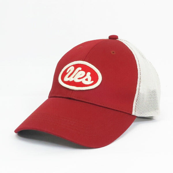 UES ยูอีเอส หมวก สีแดง ปักโลโก้ หมวกตาข่าย UES-82MC-RED