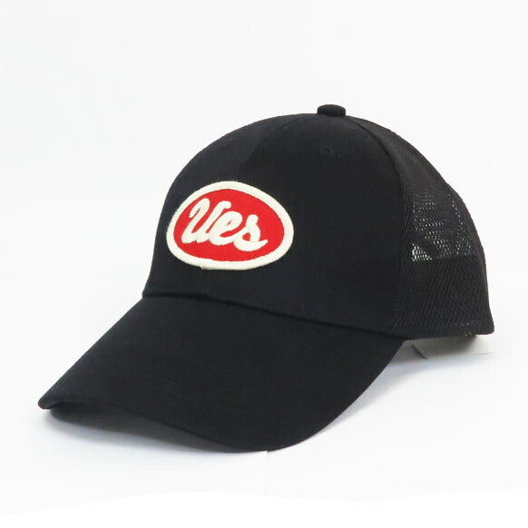 UES ยูอีเอส หมวก สีแดง ปักโลโก้ หมวกตาข่าย UES-82MC-RED