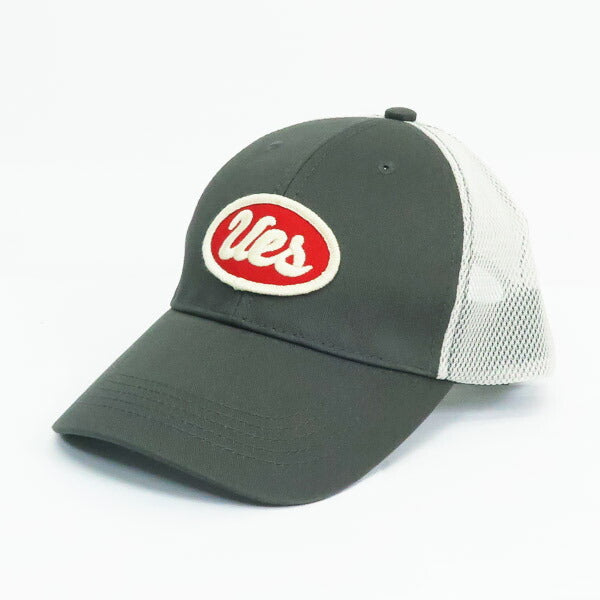 UES ยูอีเอส หมวก สีแดง ปักโลโก้ หมวกตาข่าย UES-82MC-RED
