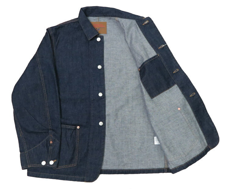 ジョンブル JOHNBULL MOTOR CITY ยีนส์ แจ็กเก็ต คัฟเวอร์ออล US233L05【 】