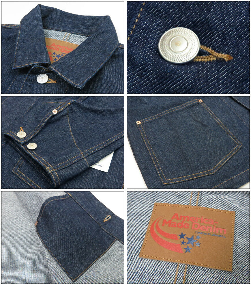 ジョンブル JOHNBULL MOTOR CITY ยีนส์ แจ็กเก็ต คัฟเวอร์ออล US233L05【 】