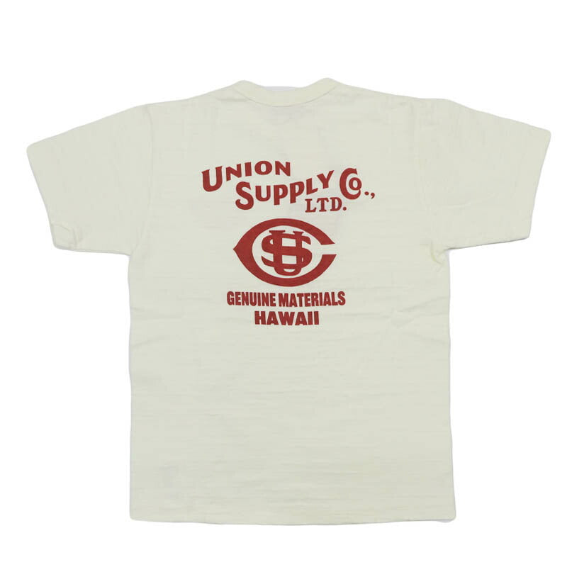 サンサーフ SUN SURF เสื้อยืดแขนสั้น UNION SUPPLY ผ้าสแล็บยาร์น UNION SUPPLY LOGO S/S SLUB YARN T-SHIRT US79536【คอลเลกชันฤดูใบไม้ผลิ/ฤดูร้อน 2026】