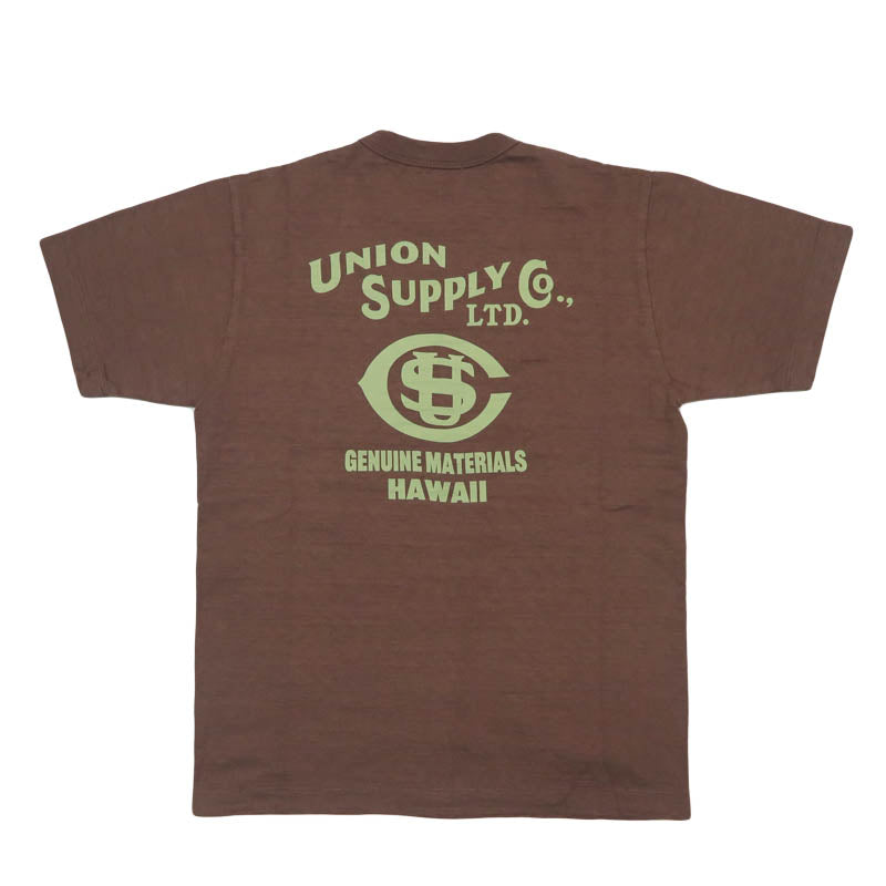 サンサーフ SUN SURF เสื้อยืดแขนสั้น UNION SUPPLY ผ้าสแล็บยาร์น UNION SUPPLY LOGO S/S SLUB YARN T-SHIRT US79536【คอลเลกชันฤดูใบไม้ผลิ/ฤดูร้อน 2026】