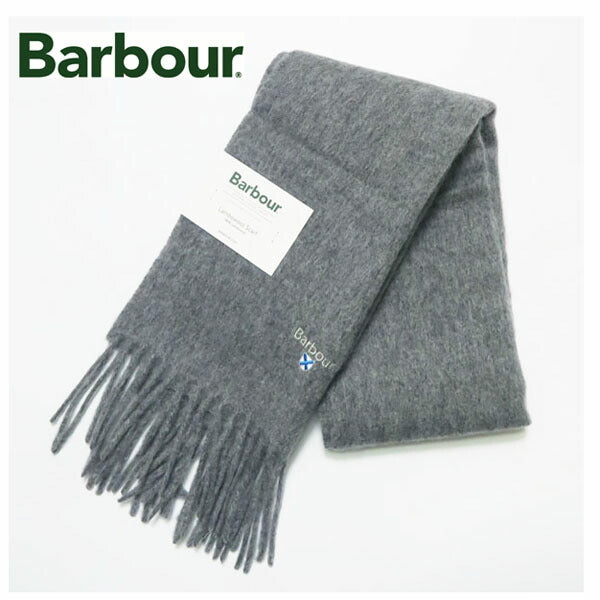 Barbour バブアー ผ้าพันคอขนแกะลามส์วูลล์ สีพื้น バーブァー バブワー USC0008