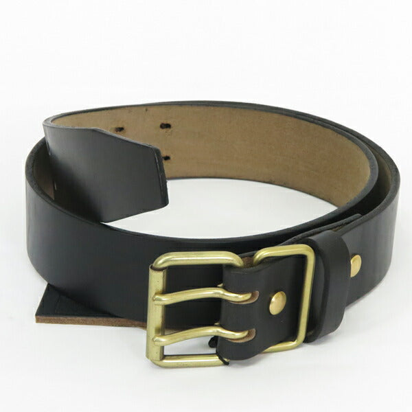 ART BROWN アートブラウン Horween Chromexcel Leder 40mm Doppelstift-Gürtel VGB40104AB